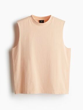 H&M Peach Crewneck Muscle Tank